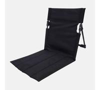 Silla de suelo para camping, tela Oxford, plegable, con soporte para la espalda, cojín de viaje ligero con bolsa de almacenamiento, cojín portátil para pescar, picnic, playa, senderismo