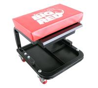Silla de taller con cajón de herramientas, taburete de taller, Big Red