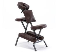 Silla de Tatuaje Portátil, Apoyabrazos Tattoo, Silla de Masaje Plegable Ajustable para Salón de Spa con Soporte Facial para Masajes de Belleza, Tatuajes(Brown)