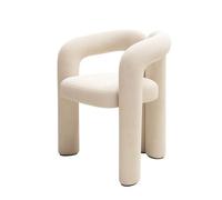 Silla de tocador moderna de terciopelo, juego de mesa de comedor redonda con sillas que ahorran espacio, asientos tapizados de terciopelo para cocina, ideal para 2-4 personas, diseño moderno perfecto