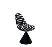 Silla de tocador - Sillón decorativo giratorio de 360° con asiento acolchado, elegante silla de bañera para dormitorio y sala de estar, diseño que ahorra espacio