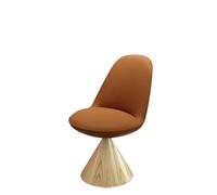 Silla de tocador - Sillón decorativo giratorio de 360° con asiento acolchado, elegante silla de bañera para dormitorio y sala de estar, diseño que ahorra espacio