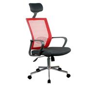 Silla de trabajo ocf9 de malla roja