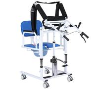 Silla De Transferencia Hidráulica Para El Hogar, Inodoro Ajustable En Altura Con Ruedas Y Asiento Dividido, Inodoro Móvil Para Personas Mayores Y Embarazadas, Silla De Elevación Multifuncional