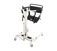 Silla de transferencia para pacientes, altura ajustable, elevador de pacientes, portátil, con respaldo, capacidad de carga de 120 kg, para personas con un ancho de cuerpo inferior a 18,5 pulgadas
