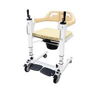 Silla de Transporte Elevador de Pacientes para el hogar portátil, Silla de Ruedas de Ducha con cojín de Asiento extraíble y Lavable, para Personas Mayores discapacitadas