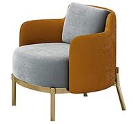 Silla decorativa de estilo europeo, silla lateral de tela para sala de estar y dormitorio, sillón, fácil montaje, sala de estar, dormitorio, estudio, balcón, cafetería, restaurante, práctica y moderna
