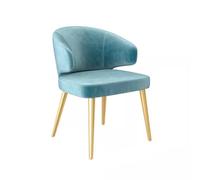 Silla decorativa de terciopelo de mediados de siglo, silla de comedor tapizada, silla de esquina de cocina, silla de tocador para damas, sillón de dormitorio