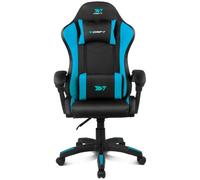 Silla Drift DR35 Diseño Exclusivo Gaming Negra/Azul respaldo reclinable cojines lumbar y cervical