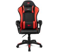 Silla Drift DR35 Diseño Exclusivo Gaming Negra/Roja respaldo reclinable cojines lumbar y cervical