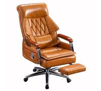 Silla Ejecutiva De Escritorio Grande Y Alta con Reposapiés, Reclinación Ajustable, Función De Elevación Y Cojín De Resortes(Flepyhb)