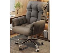 Silla ejecutiva de Oficina, Escritorio ergonómico para Juegos, diseño mecedor para Mayor Comodidad, reposapiés reclinable Ajustable con rotación de 360°, estación de Trabajo PC