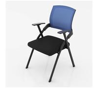 Silla ejecutiva ergonómica de oficina con reposabrazos, silla de entrenamiento plegable para salas de conferencias, silla de escritorio plegable para empresas, naranja con tabla