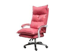 Silla ejecutiva ergonómica for computadora, respaldo alto, cuero sintético, for juegos, con función inclinación, cómoda silla giratoria for escritorio, for oficina en casa y espacios pequeños