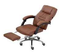 Silla ejecutiva giratoria reclinable ergonómica con respaldo alto con reposapiés y función de masaje para aliviar la fatiga, extra acolchada