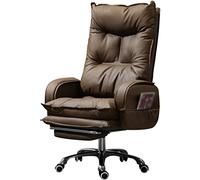Silla Ejecutiva Silla De Escritorio con Reposapiés Sillón Ejecutivo con Almacenaje Lateral, Sillón De Dirección Giratorio Reclinable, Silla Ergonómica De Oficina En Casa, Fácil De Instalar