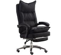 Silla Ejecutiva Sillas Ejecutivas para Sillas De Oficina Grandes Y Altas De Tela Cómoda Y Agradable para La Piel, Silla De Juego Reclinable con Apoyabrazos De Enlace, Carga De 330 Libras