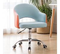 Silla ejecutiva tapizada con Brazos, ergonómica, de Piel sintética, giratoria, de Altura Ajustable.,do