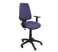 Silla Elche CP bali azul claro brazos regulables ruedas de parqué