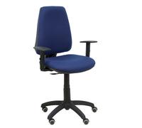 Silla elche cp bali azul marino brazos regulables ruedas de parqué