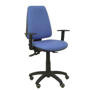 Silla Elche S bali azul claro brazos regulables ruedas de parquet