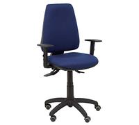 Silla Elche S Bali Azul Marino Brazos Regulables Ruedas de parqué