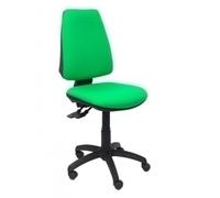 Elche S Silla , y ruedas de parquet tejido BALI color verde