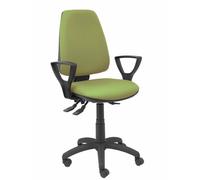 Silla Elche S bali verde oliva brazos fijos