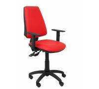 Silla Elche S similpiel rojo brazos regulables