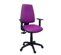Piqueras y Crespo Elche S Similpiel Silla de Oficina Brazos Regulables Morado