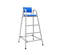 Silla elevada para socorrista, puesto de observación con gancho para aro salvavidas y soporte para sombrilla; silla de vigilancia y seguridad para piscinas, playas, lagos y complejos turísticos.(1.6M)