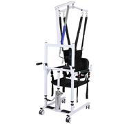 Silla elevadora de enfermería para Pacientes, Silla de Transferencia Altura Ajustable Personas Mayores, Dispositivo portátil Asistencia para traslados Ruedas silenciosas