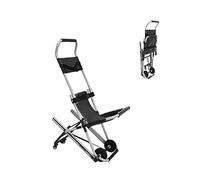 Silla elevadora para traslado de pacientes, carga manual de 350 libras, silla de ruedas de emergencia con 4 ruedas, silla de escalera portátil, uso de evacuación de ambulancia, bombero para