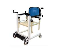 Silla elevadora para traslado de pacientes, para el hogar, elevador de ruedas a coche, inodoro con asiento acolchado y bacinilla, cama a inodoro para personas mayores.