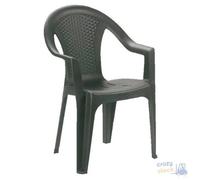 Silla En PLP Apilable Ischia Antracita Efecto Ratan Cm 54x56xH 81