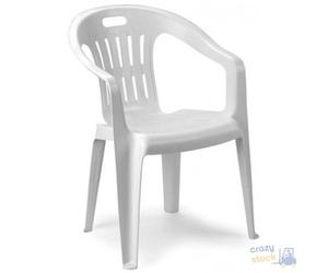 Silla En PLP Apilable Piona Blanca Cm 56x55xH 78
