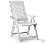 Silla En PLP Plegable Multiposiciones Tampa Blanco Cm 60x61xH 109