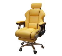 Silla ergonómica de escritorio para oficina en casa, giratoria de 360°, con respaldo inclinable y reposapiés, altura ajustable, silla de trabajo tapizada para computadora, para sala de estar
