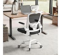 Silla ergonómica de malla para oficina, silla de aula, silla de escritorio con respaldo alto, silla giratoria para computadora con reposabrazos ajustables 2D abatibles hacia arriba y hacia abajo
