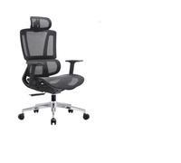Silla ErgonóMica De Oficina Adecuada para El Hogar para Juegos Soporte Lumbar Respaldo Reclinable CóModo Tela De Malla Transpirable (CojíN De Malla Negra para El Asiento)