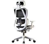 Silla ErgonóMica De Oficina Espalda Alta Reposacabezas Ajustable Reposabrazos 3D Soporte Lumbar Sillas De Escritorio De Malla Transpirable para Ordenador