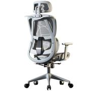 Silla ErgonóMica De Oficina Espalda Alta Reposacabezas Ajustable Reposabrazos 3D Soporte Lumbar Sillas De Escritorio De Malla Transpirable para Ordenador