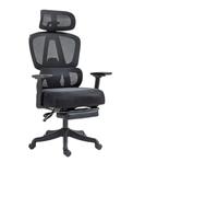 Silla ErgonóMica De Oficina Silla De Escritorio De Malla Soporte Lumbar Ajustable Reposabrazos 3D Sillones De Ordenador De Respaldo Alto Transpirables Cojines De Asiento con Resorte (Pies De