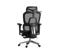 Silla ErgonóMica De Oficina Sillas Ejecutivas Escritorio para Ordenador ReposapiéS Giratorios Juegos Ajustable En Casa Reposabrazos 3D Apoyo Lumbar Reclinable
