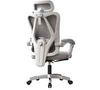 Silla ErgonóMica De Oficina Soporte Ajustable En Madera Sillas Giratorias Ejecutivas De Malla Transpirable Reposacabezas 6d Enlace Brazo Ordenador para Juegos En Casa Ordenador para Juegos