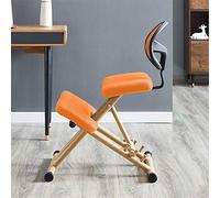 Silla ergonómica de rodillas con soporte para la espalda, asiento en ángulo ajustable para mejorar la postura y la comodidad, solución ideal para sentarse en casa o estudio