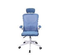 silla ergonomica mars gaming mgcergopluswbl azul y blanco malla transpirable reposacabezas