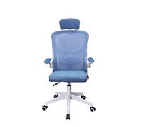 SILLA ERGONOMICA MARS GAMING MGCERGOPLUSWBL AZUL Y BLANCO MALLA TRANSPIRABLE REPOSACABEZAS MGCERGOPLUSWBL