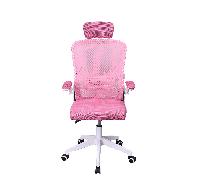 SILLA ERGONOMICA MARS GAMING MGCERGOPLUSWPK ROSA Y BLANCO MALLA TRANSPIRABLE REPOSACABEZAS