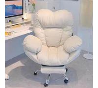 Silla ergonómica para juegos con respaldo en forma de amor, asiento acolchado grueso, reclinable de 3 niveles, ruedas silenciosas, perfecta para la oficina en casa y el estudio